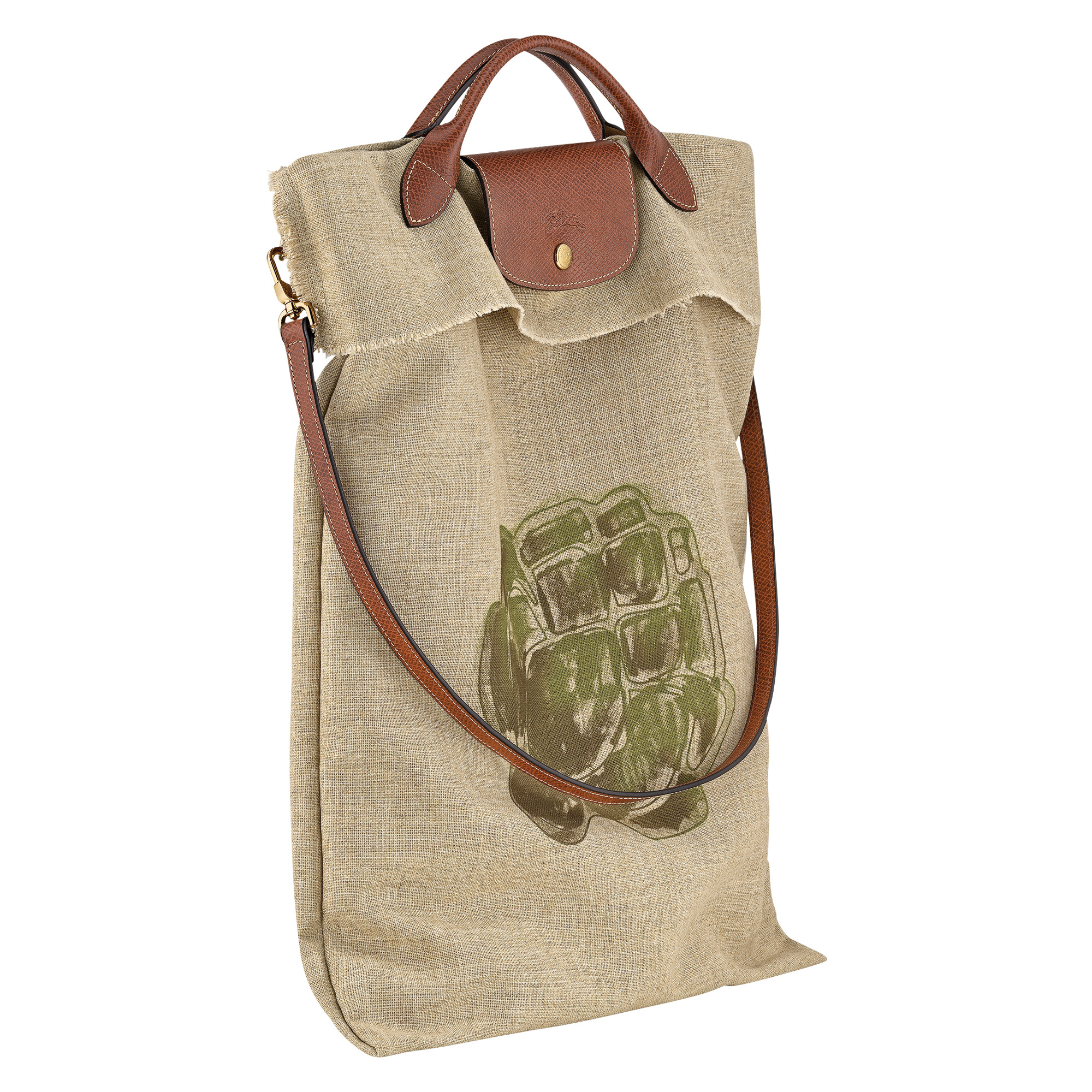 Le Pliage Collection XL Artichoke bag Artichoke - Canvas - 3