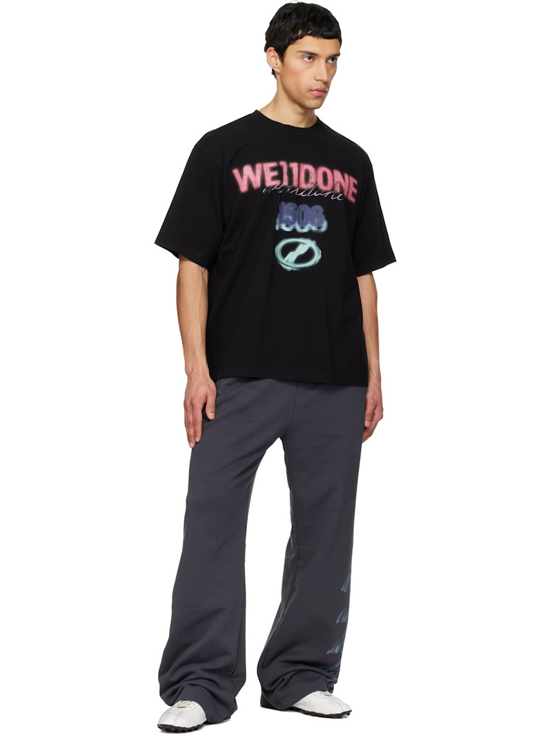 We11done Black Spray '1506' T-shirt outlook