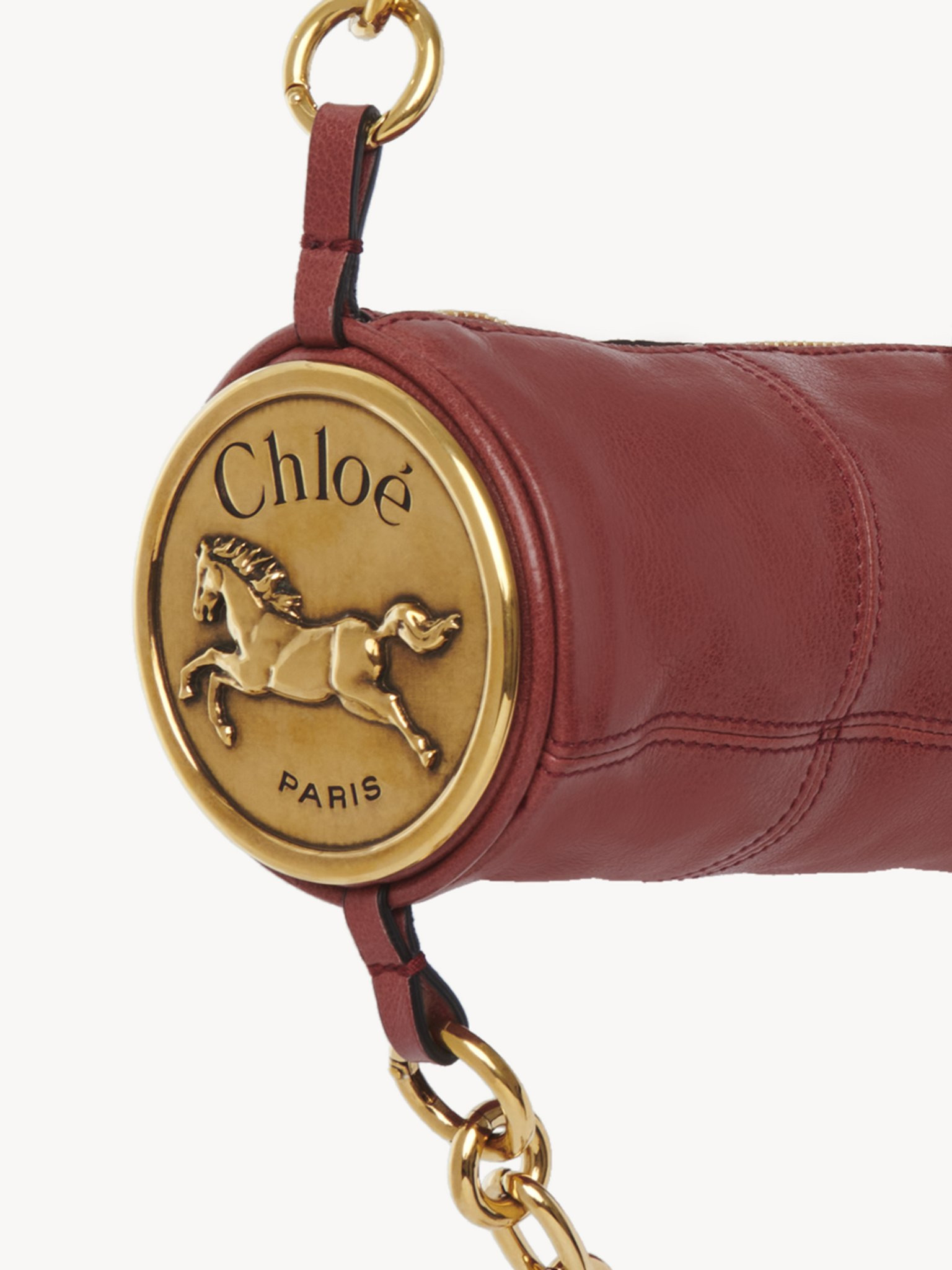 CHÂTEAU TREASURES SHOULDER BAG IN GRAINED LEATHER - 6
