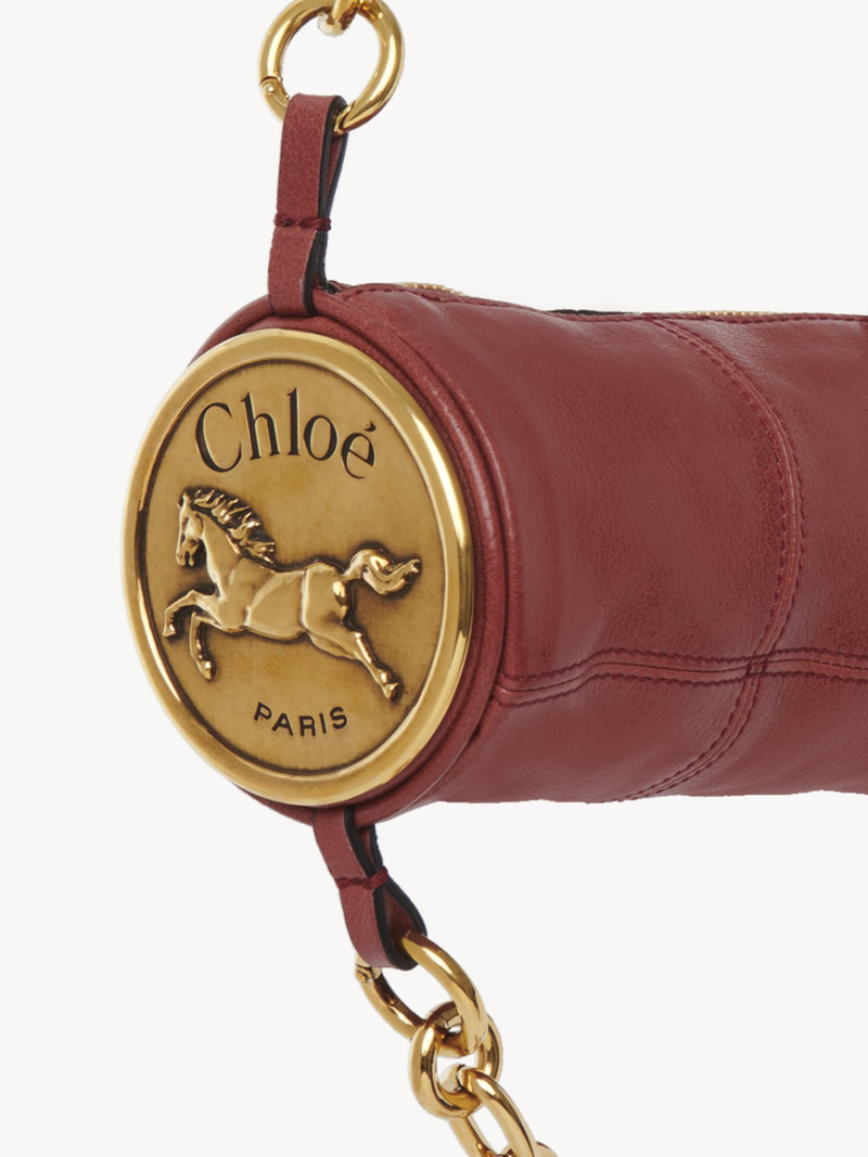 CHÂTEAU TREASURES SHOULDER BAG IN GRAINED LEATHER 6
