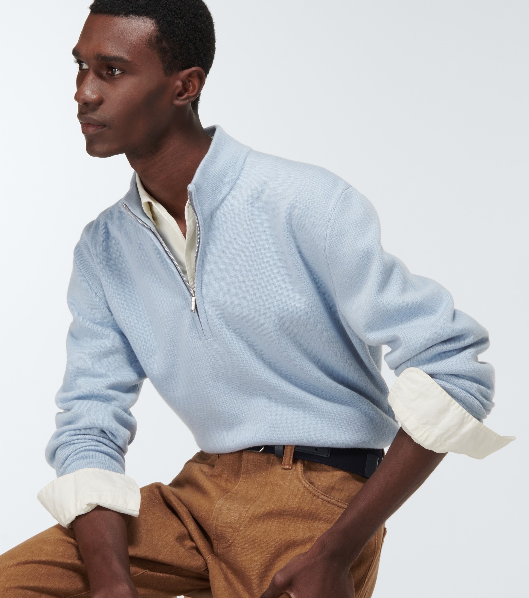 Ivrea half-zip cashmere sweater - 5