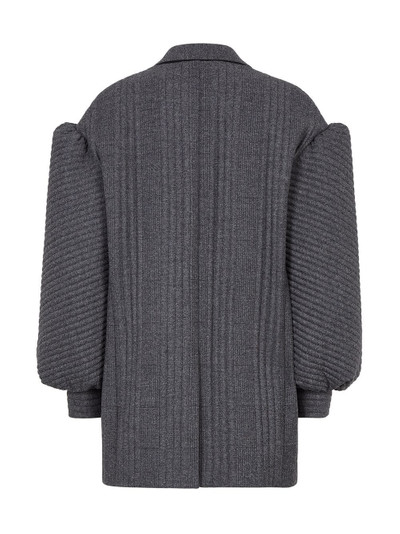 FENDI puffed sleeves oversized blazer outlook