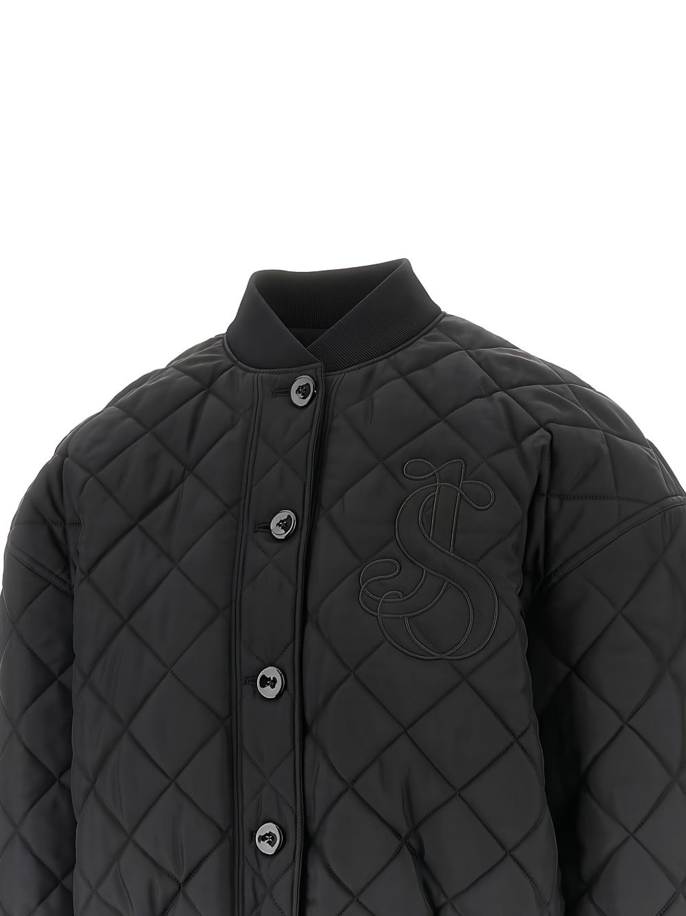 quilted monogram bomber jacket - 2