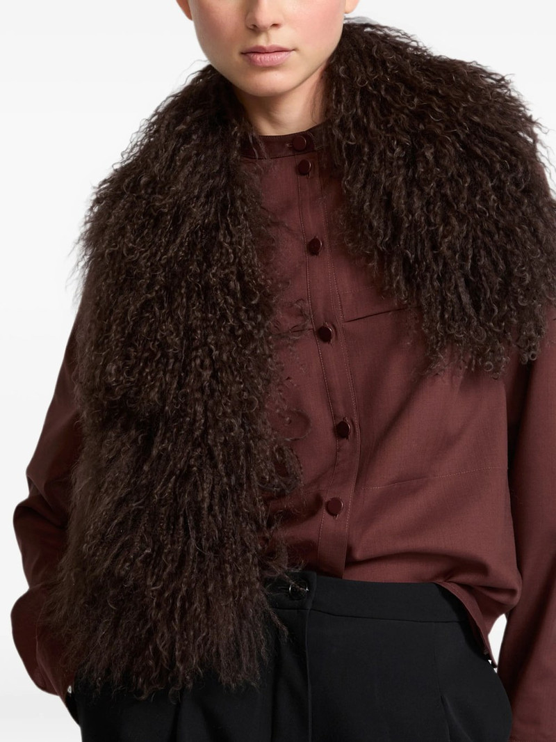 LONG HAIR LAMB SCARF 3