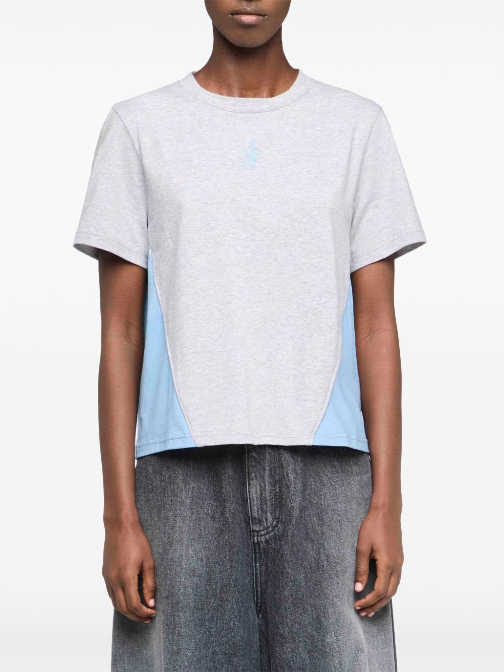 panelled T-shirt - 3