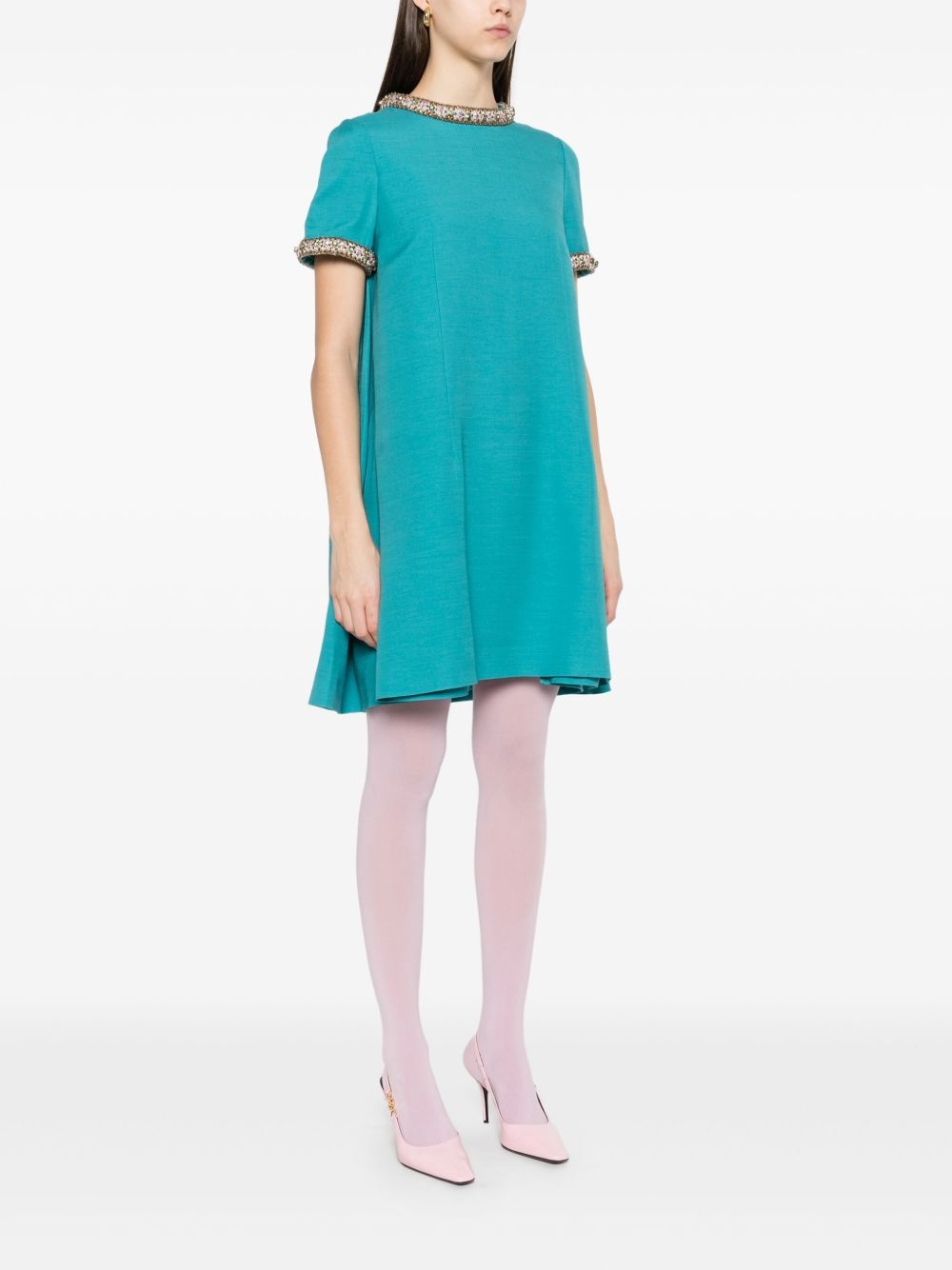 crystal-embellished dress - 3