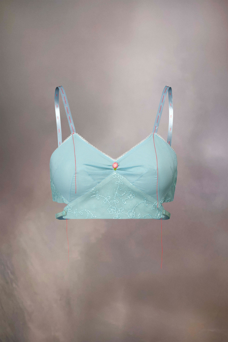 Cotton voile bra top 1