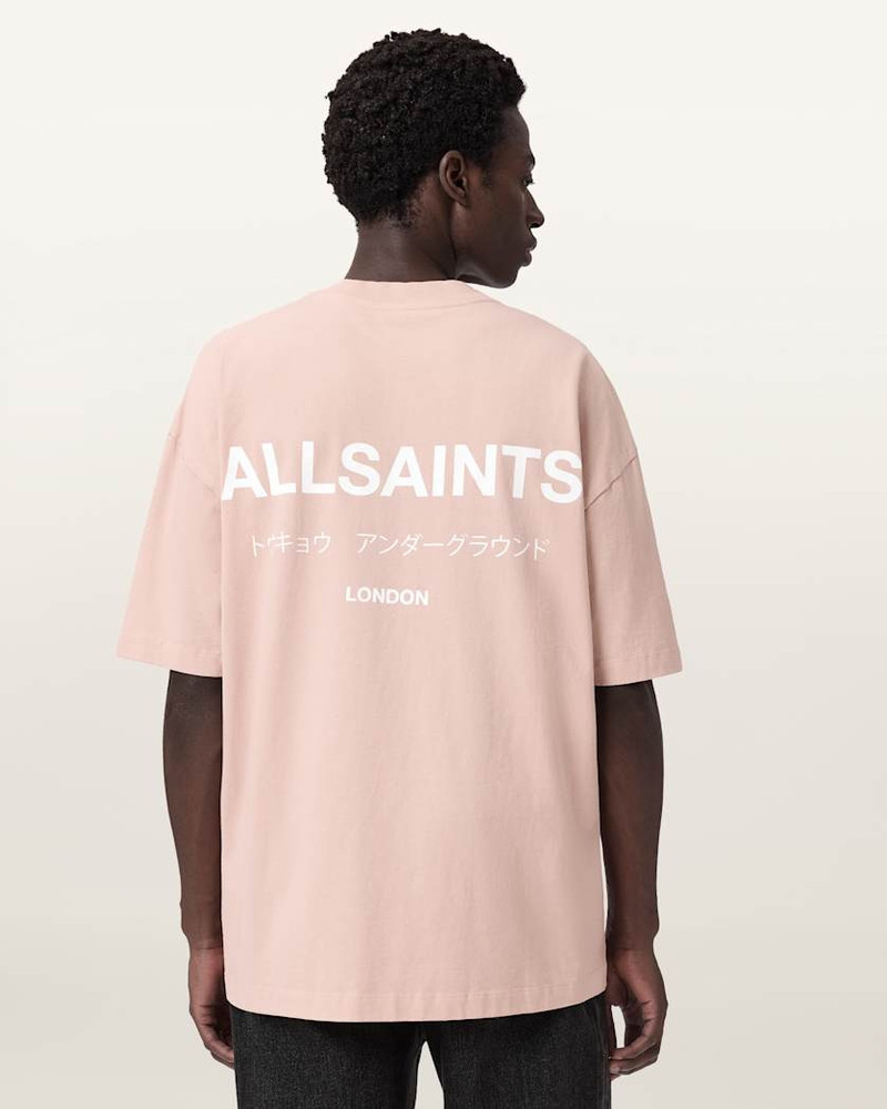 ALLSAINTS UNDERGROUND OVERSIZED CREW NECK T-SHIRT outlook