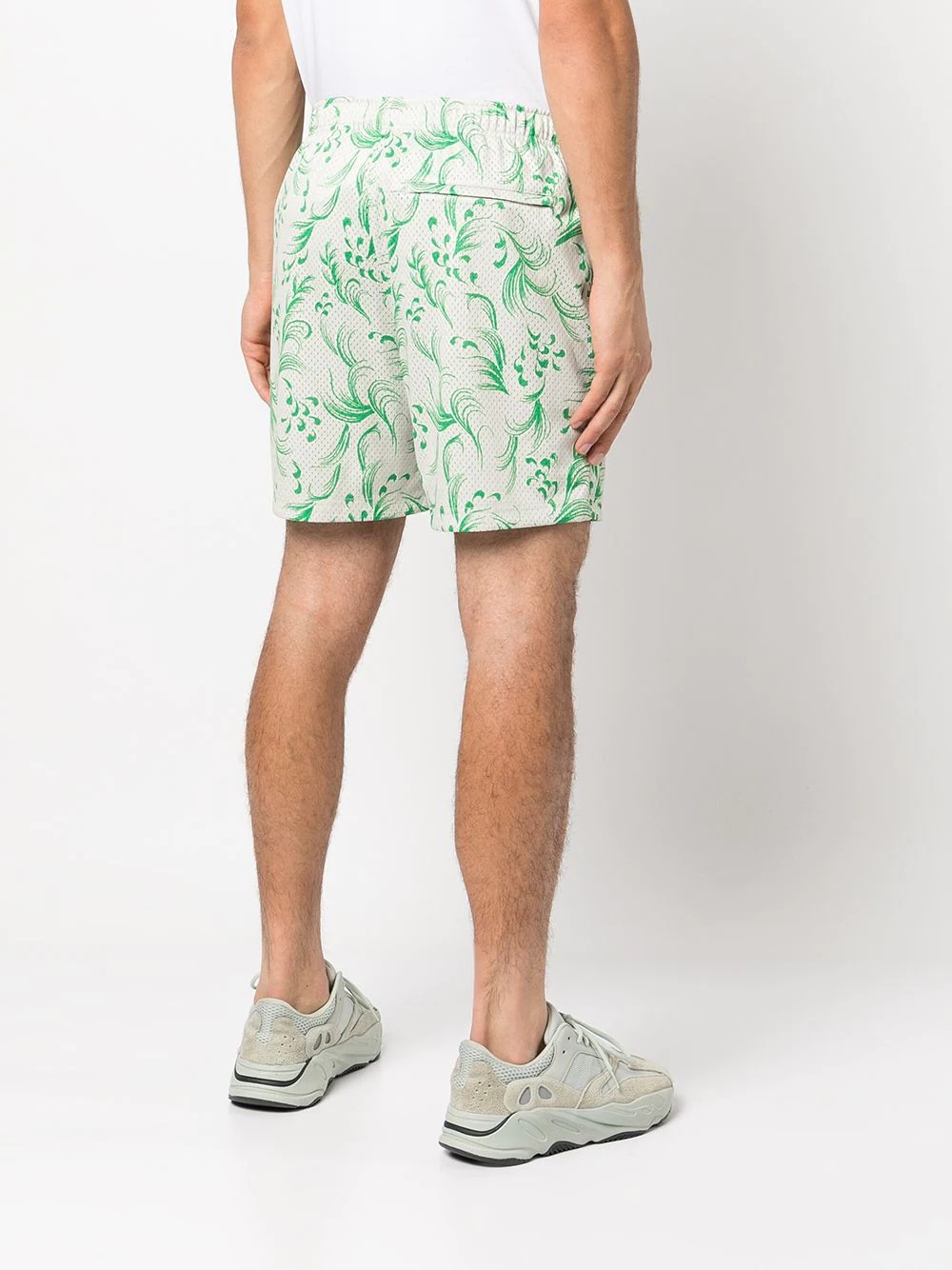 Practice perforated graphic-print shorts - 4