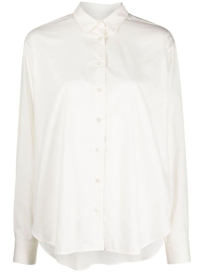 long-sleeve corduroy T-shirt - 2