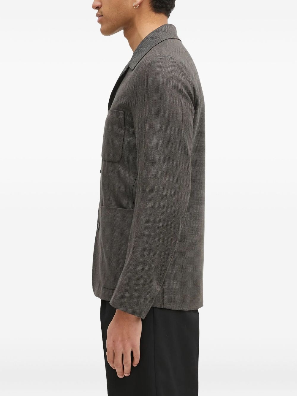 checked pocket jacket - 2