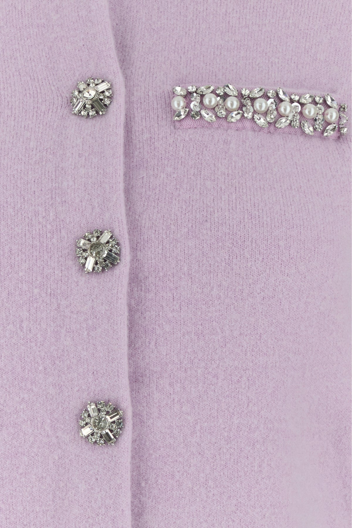 Lilac stretch viscose blend cardigan - 3