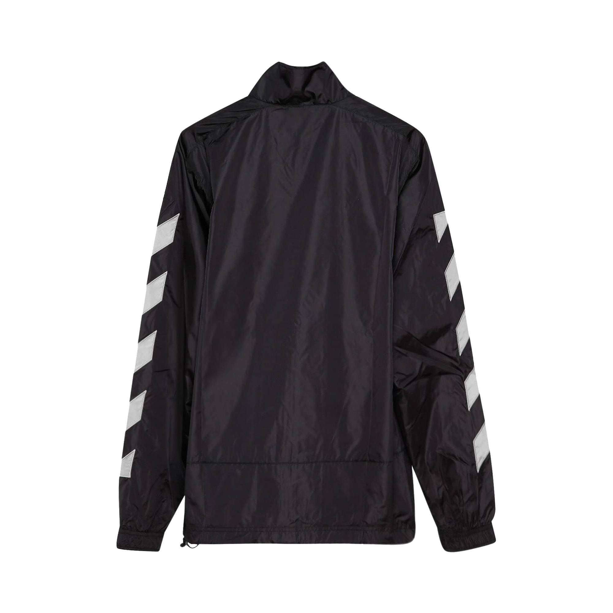 Off-White Diag Nylon Tracktop 'Black/Limestone' - 2