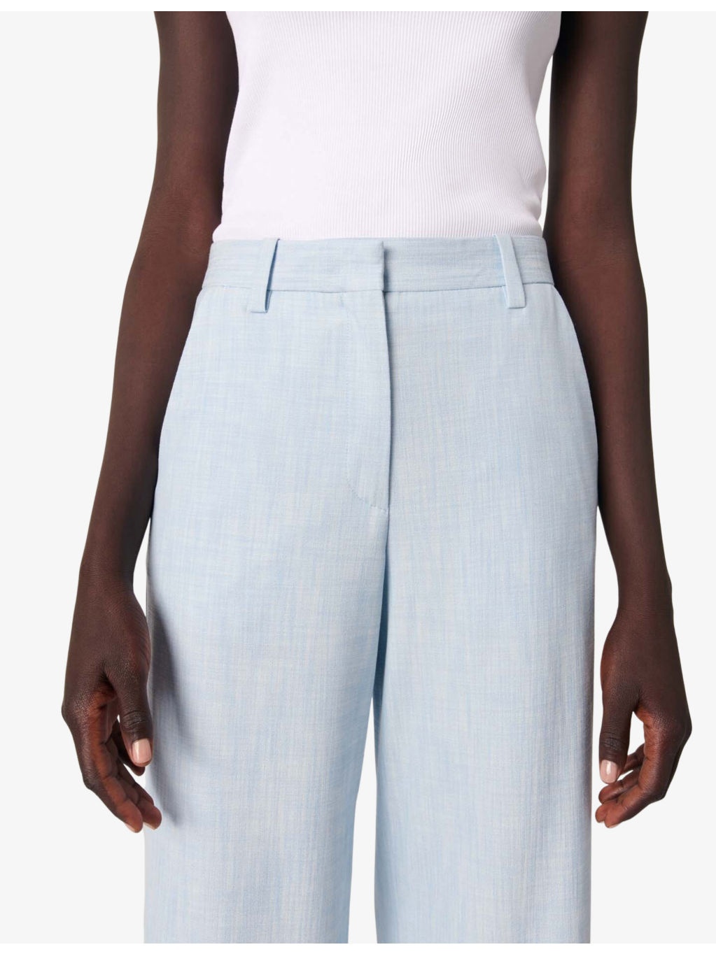 Flared-Leg Mid-Rise Stretch-Woven Trousers - 5