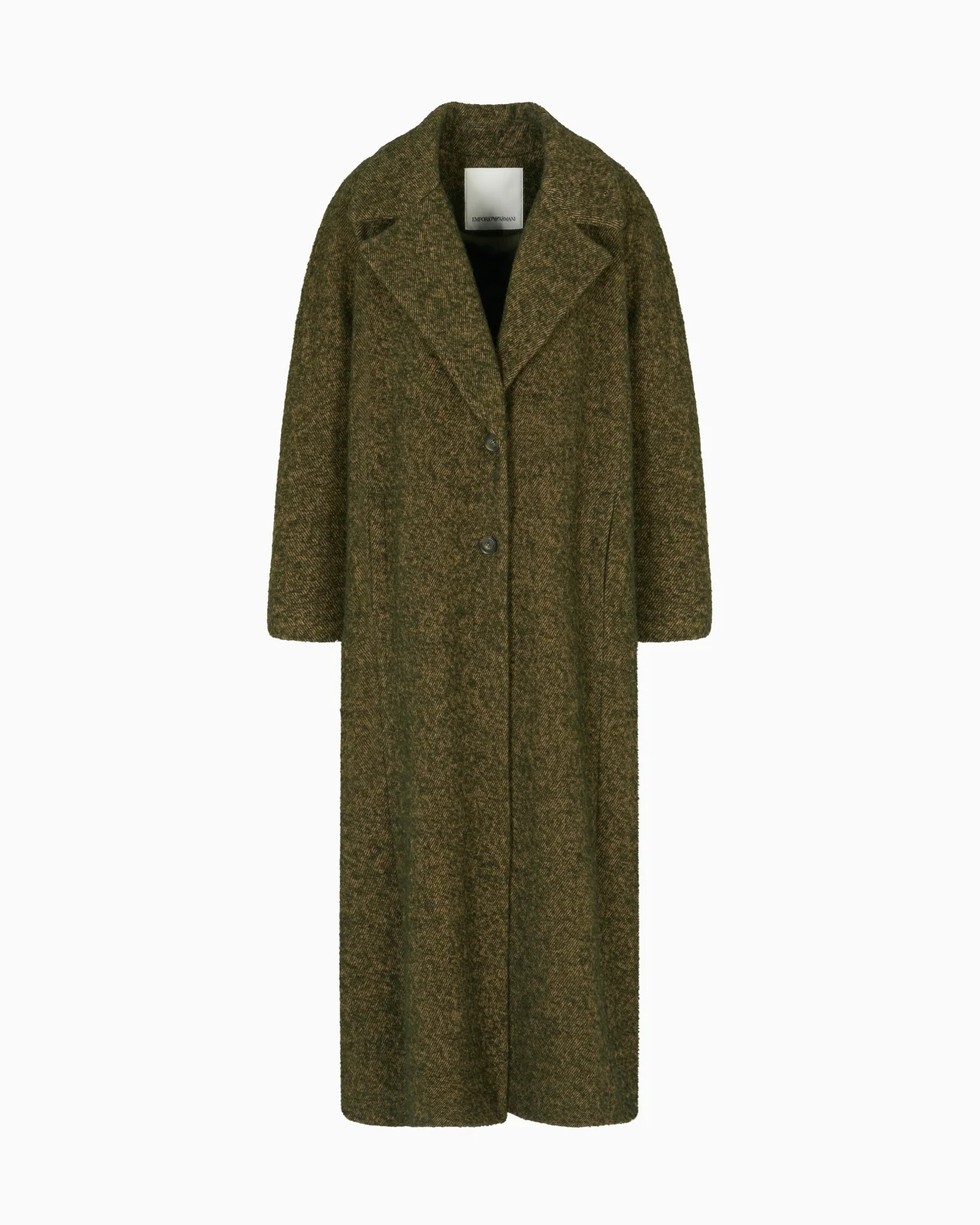 NEW YORK CAPSULE COLLECTION BOUCLÉ WOOL-BLEND COAT - 1