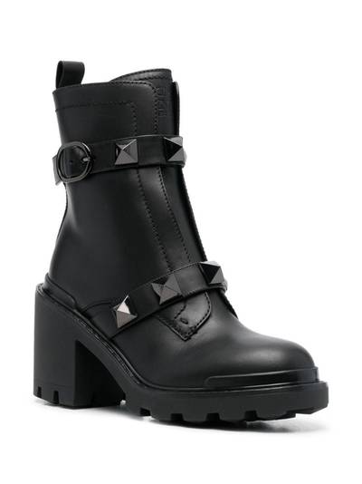 Valentino Roman Stud 85mm combat boots outlook