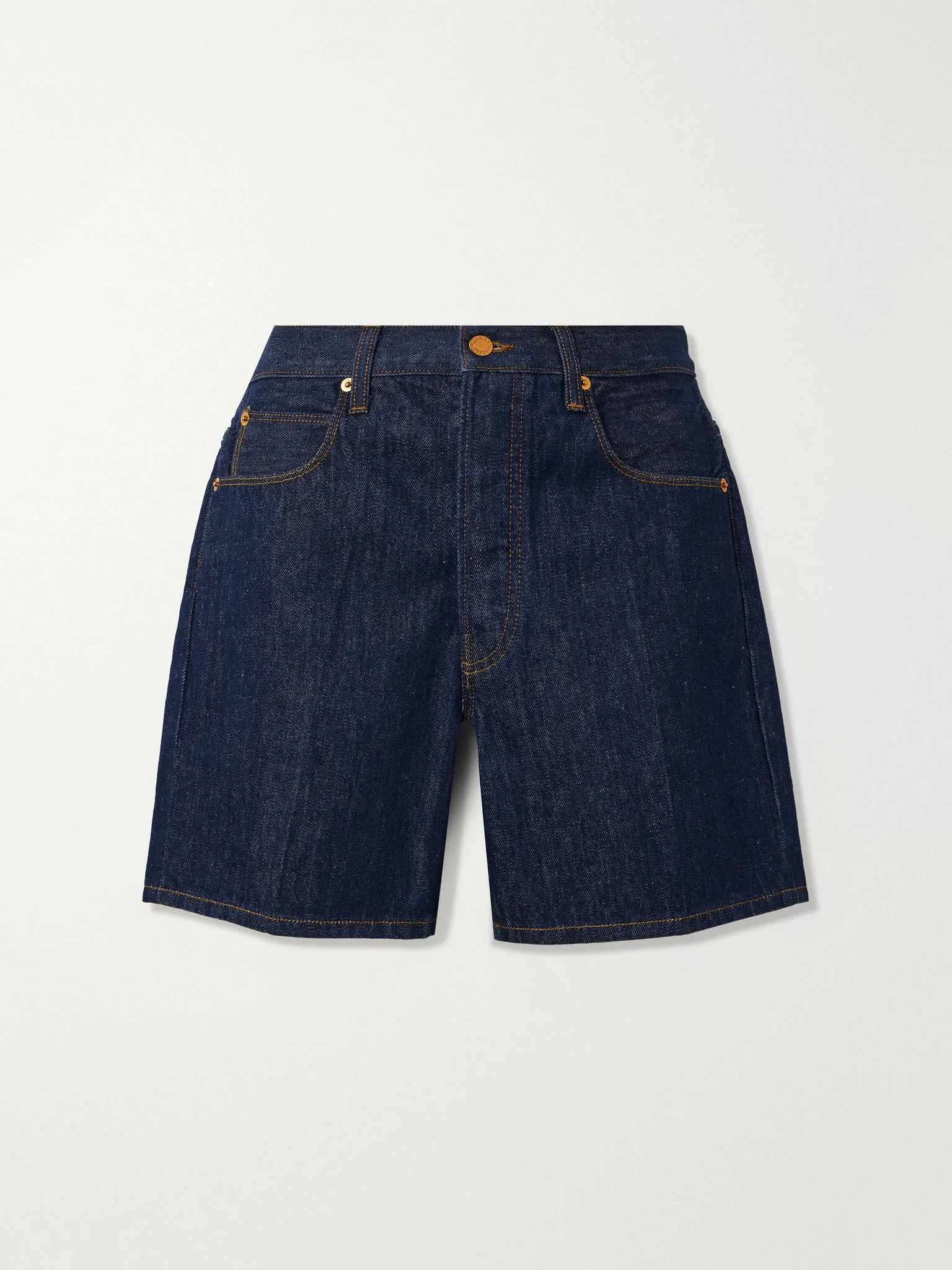 The Tailor denim shorts Dark denim - 1