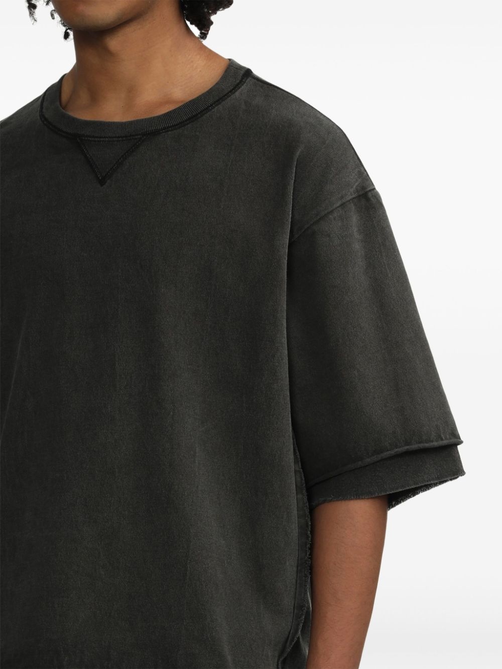 double-sleeve cotton t-shirt - 5