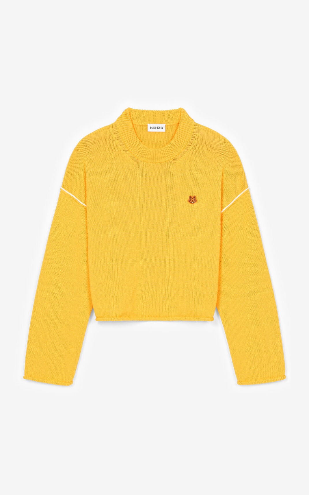 Tiger Crest jumper with contrasting seams - 1