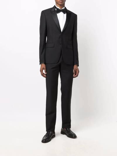 Lanvin wing collar micro-pleat shirt outlook