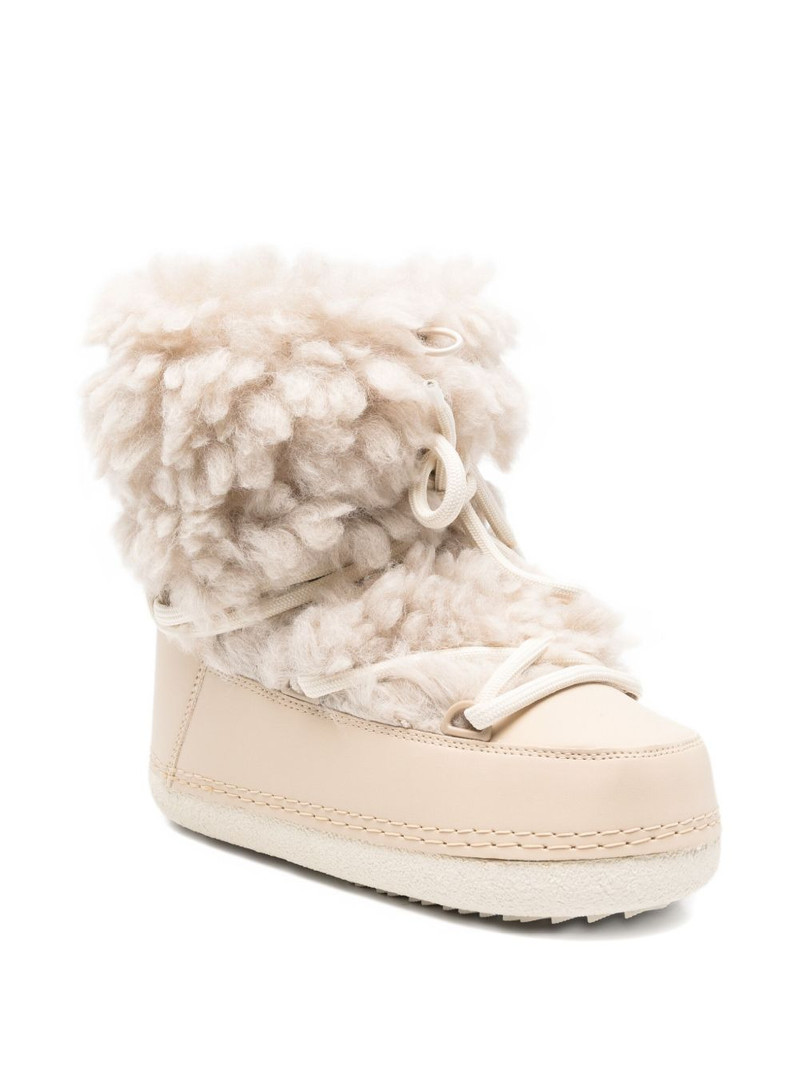 INUIKII Mountain Teddy lace-up boots outlook