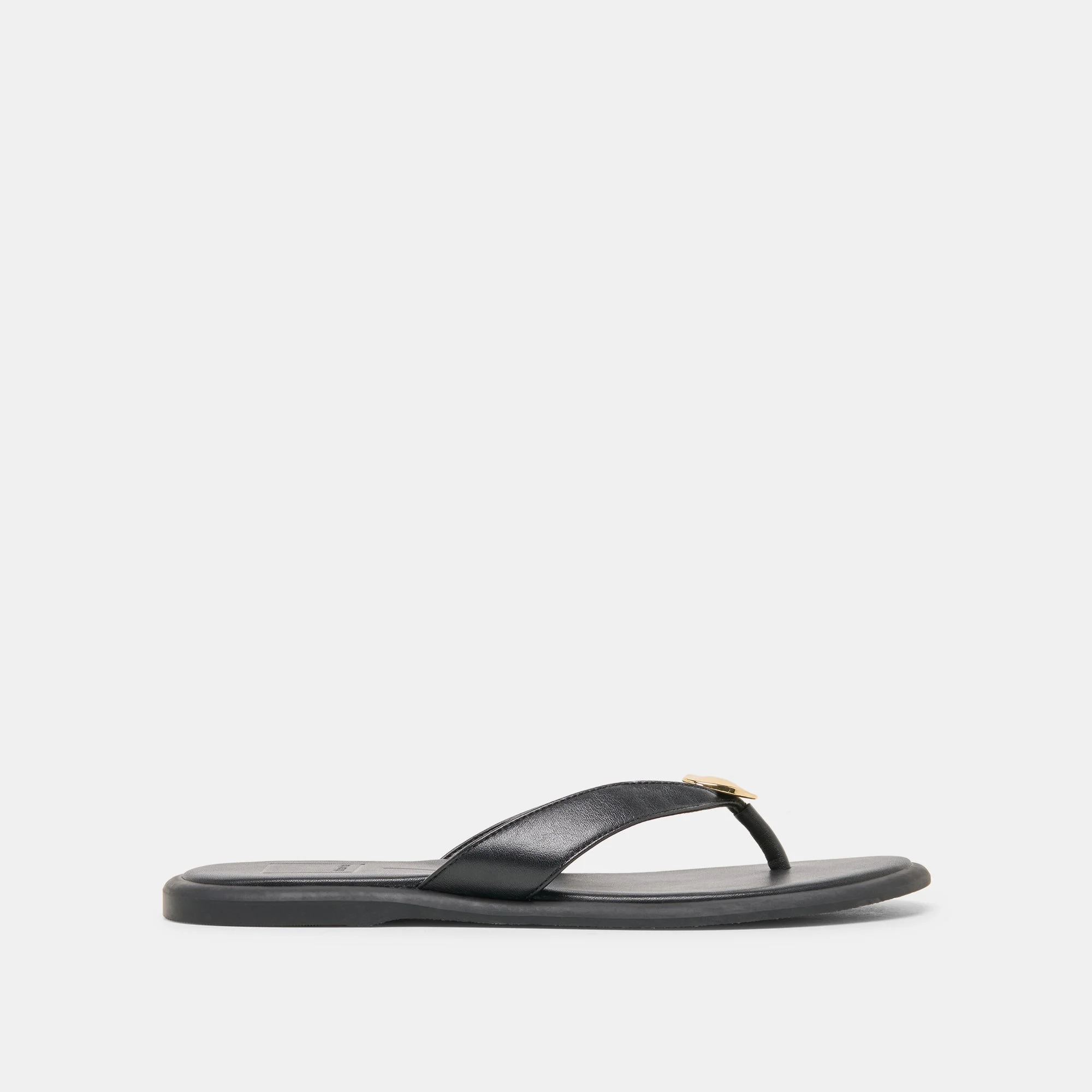 JAINA SANDALS BLACK LEATHER - 1