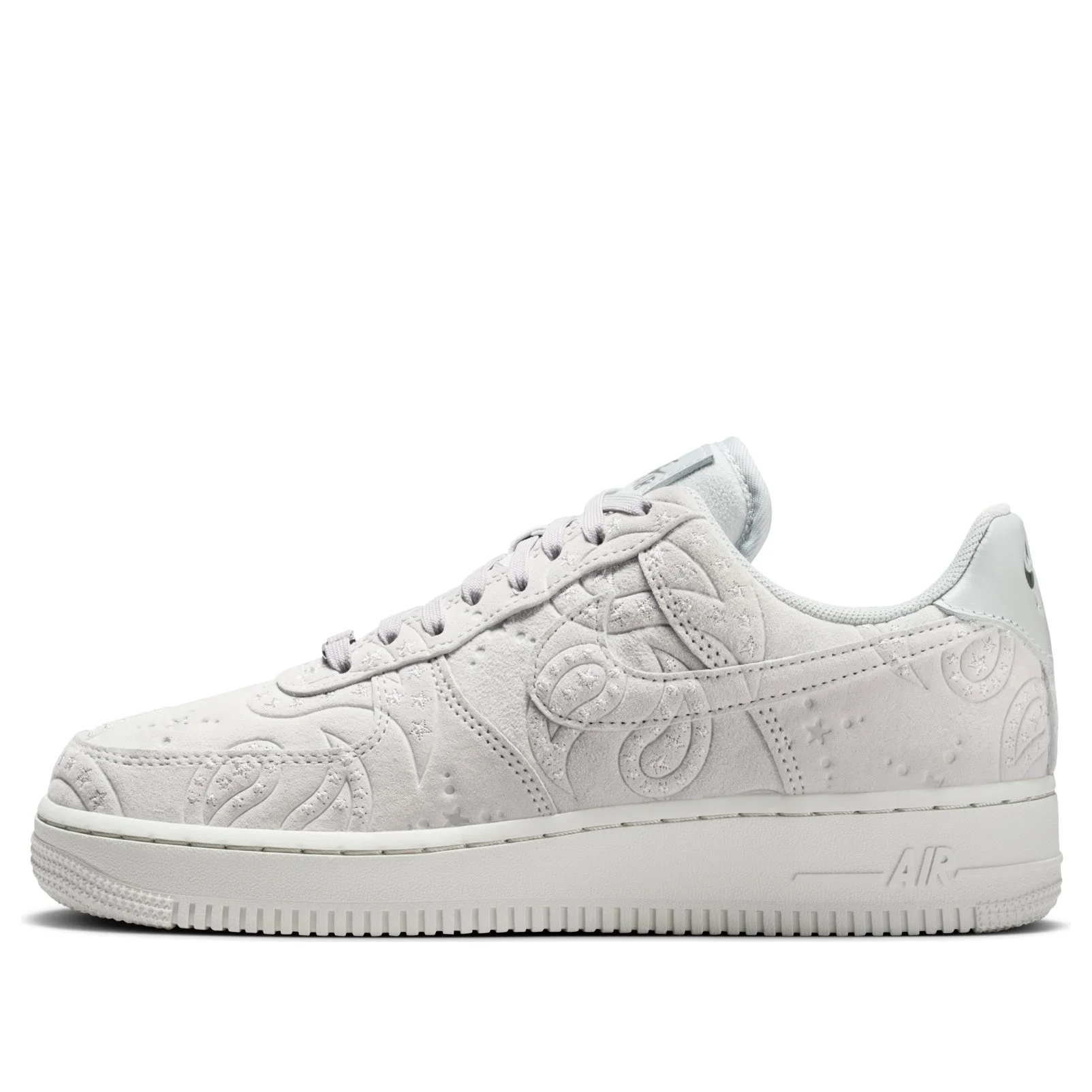 (WMNS) Nike Air Force 1 '07 PRM 'Paisley Grey Fog Metallic Silver' IO1259-002 - 1