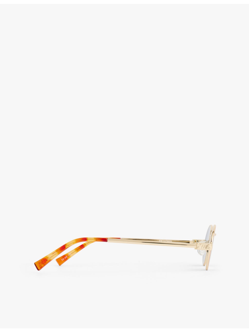Poseidon Deux oval-frame metal sunglasses - 4