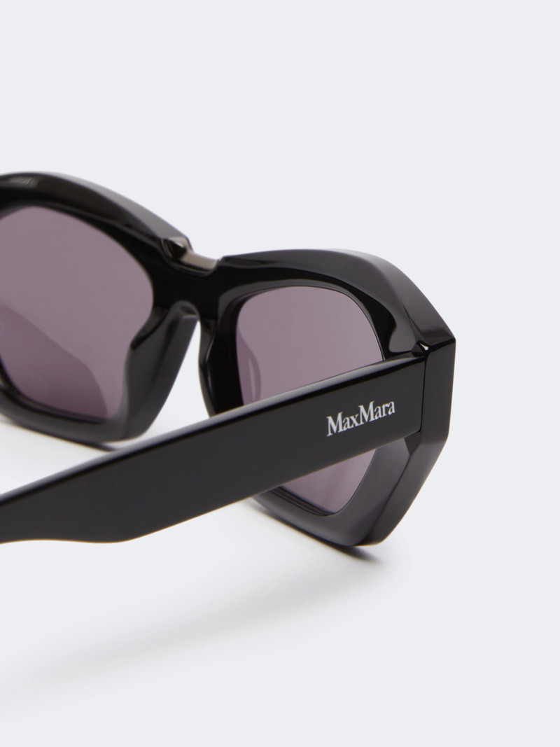 ODINO Square bold sunglasses - BLACK 3