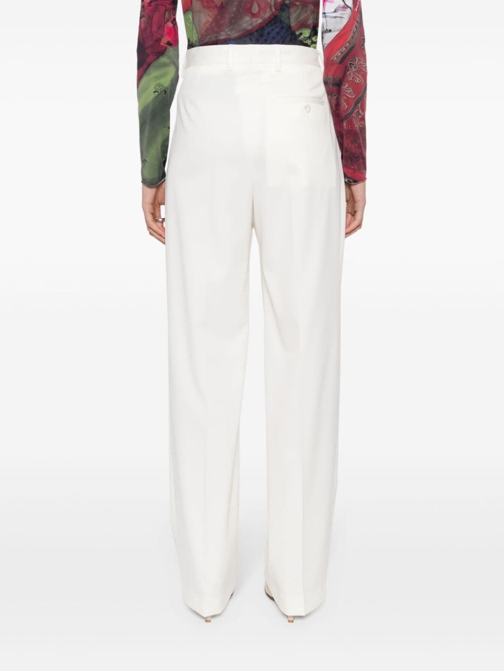 high-waist tailored trousers - 4