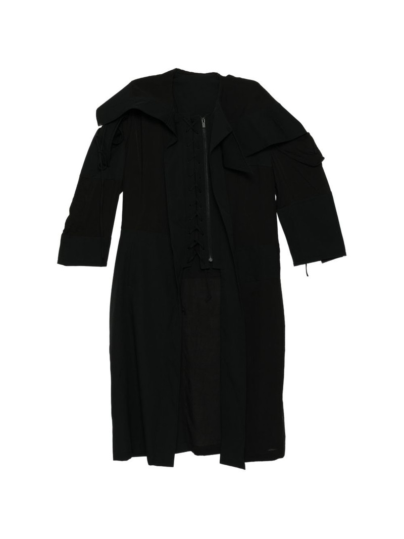 lace-up coat 1
