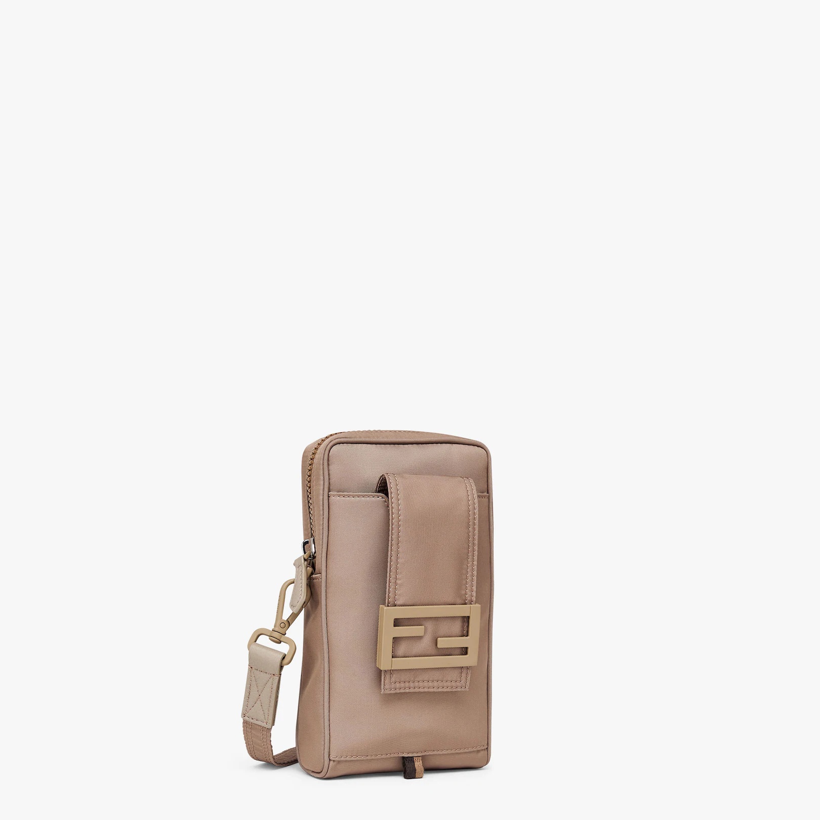 Beige nylon mobile phone holder - 2