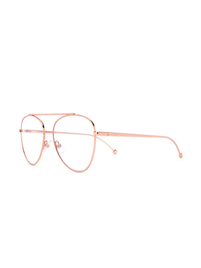 FENDI round frame glasses outlook