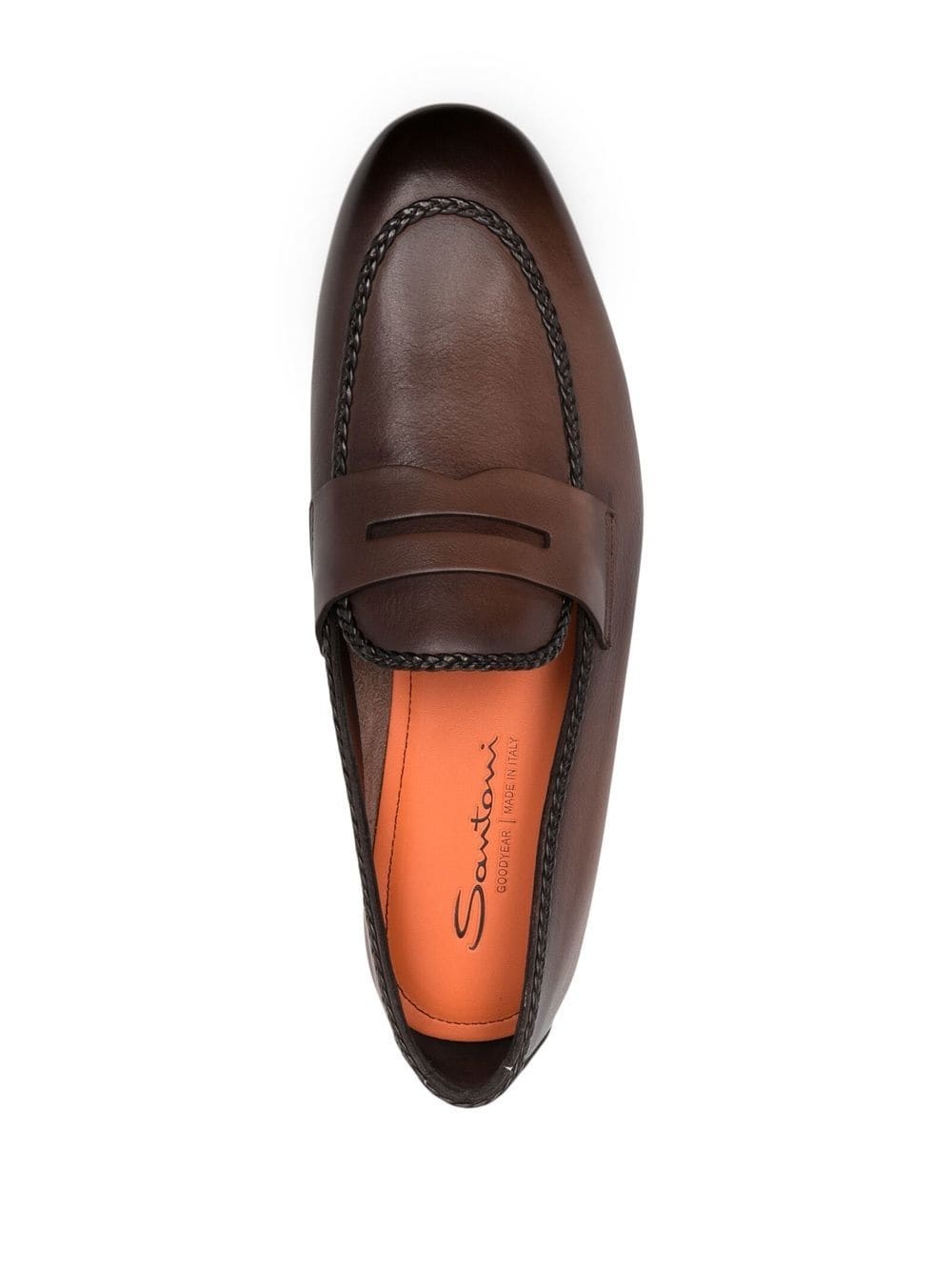 leather penny loafers - 4
