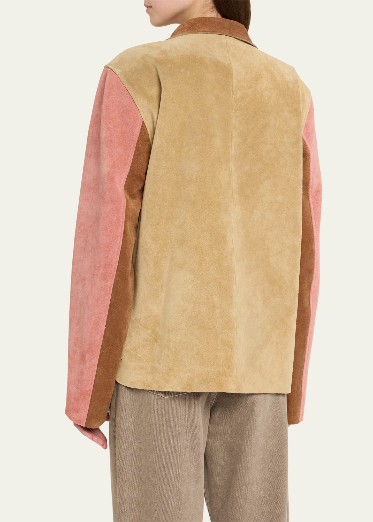 Buckled Multi Suede Work Shirt - 3