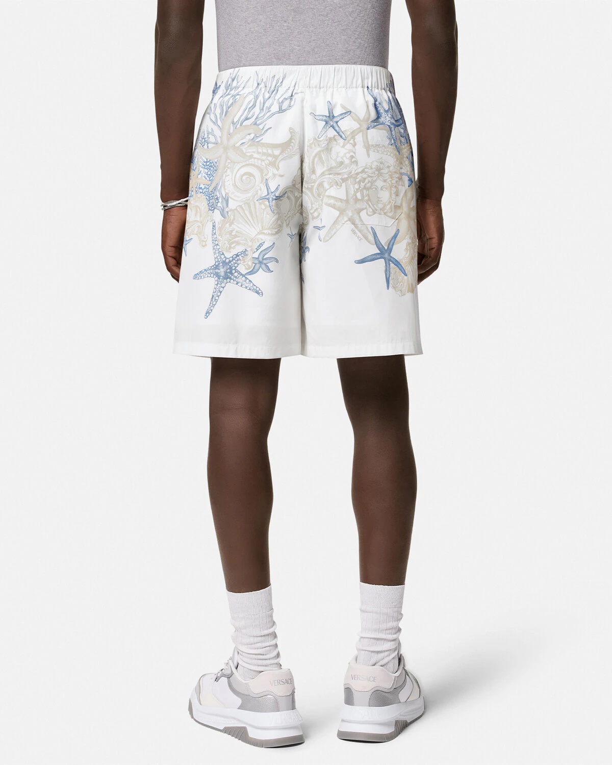 Barocco Sea Cotton Shorts - 5