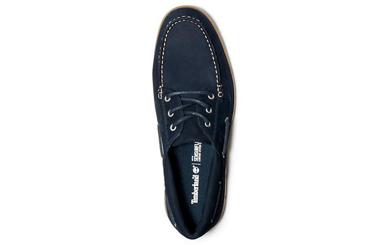 Timberland Bradstreet 3-Eye Boat Shoes 'Navy' A1HCX019 - 3
