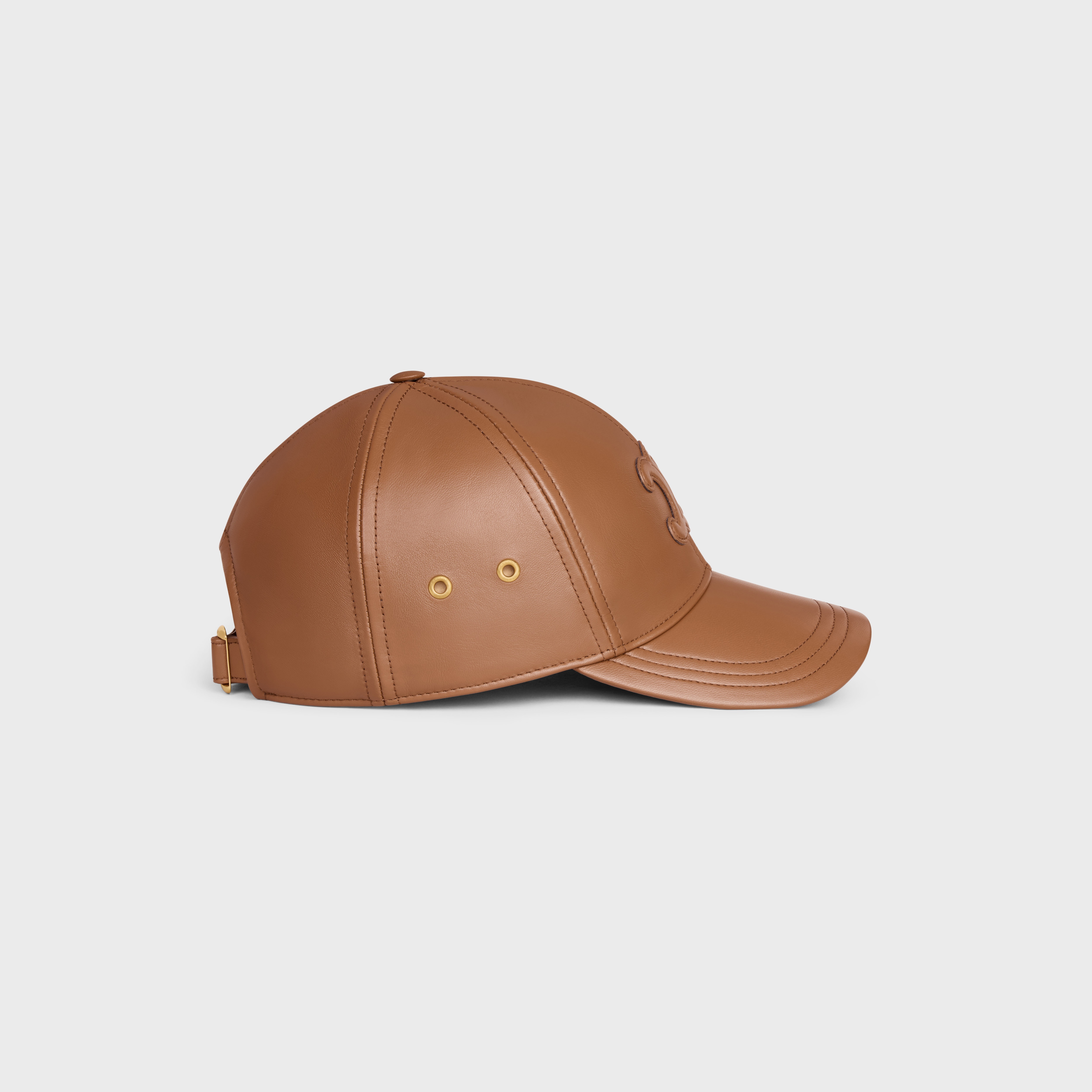 Triomphe baseball cap in lambskin - 3