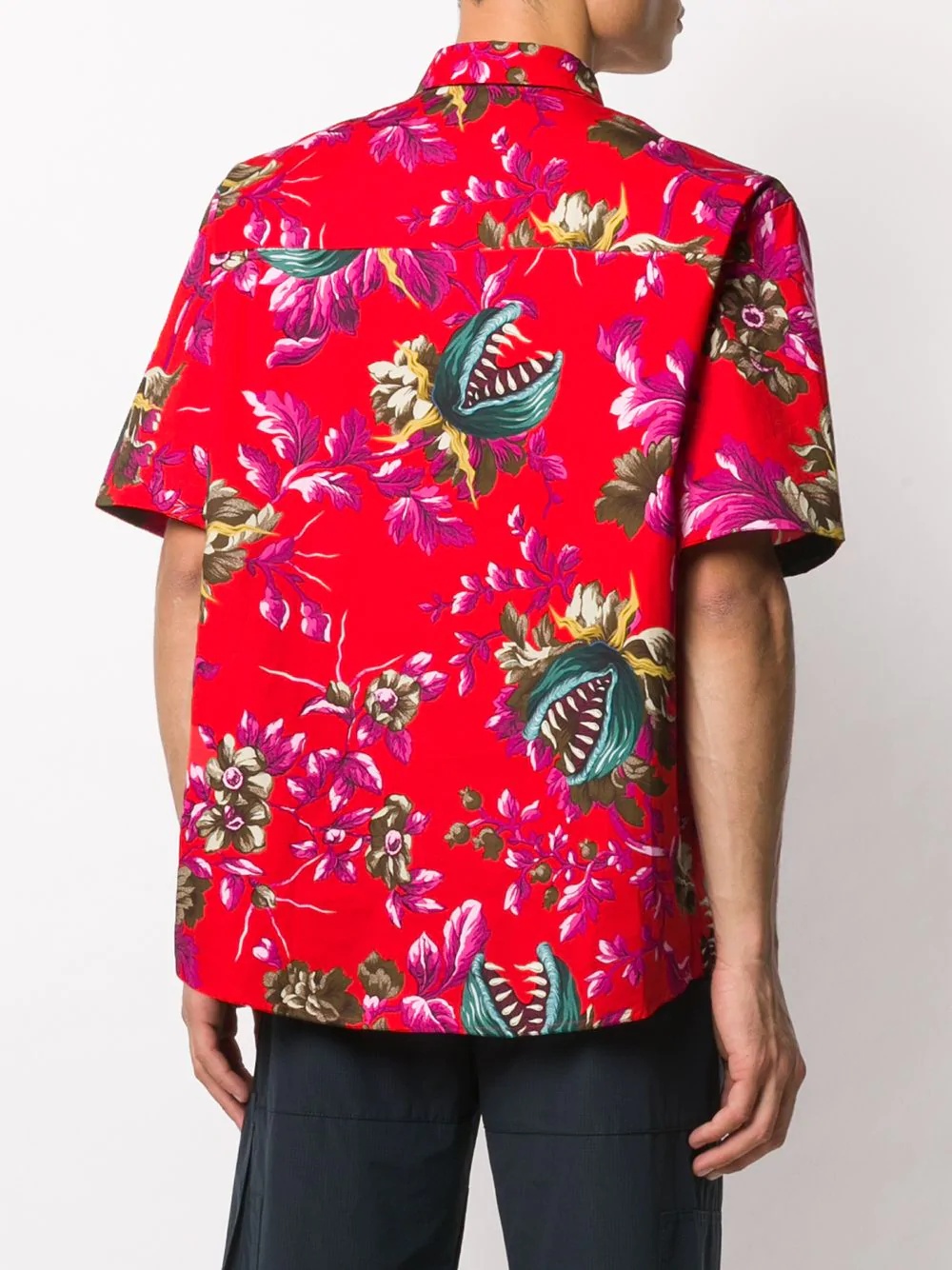 Venus flytrap-print shirt - 4