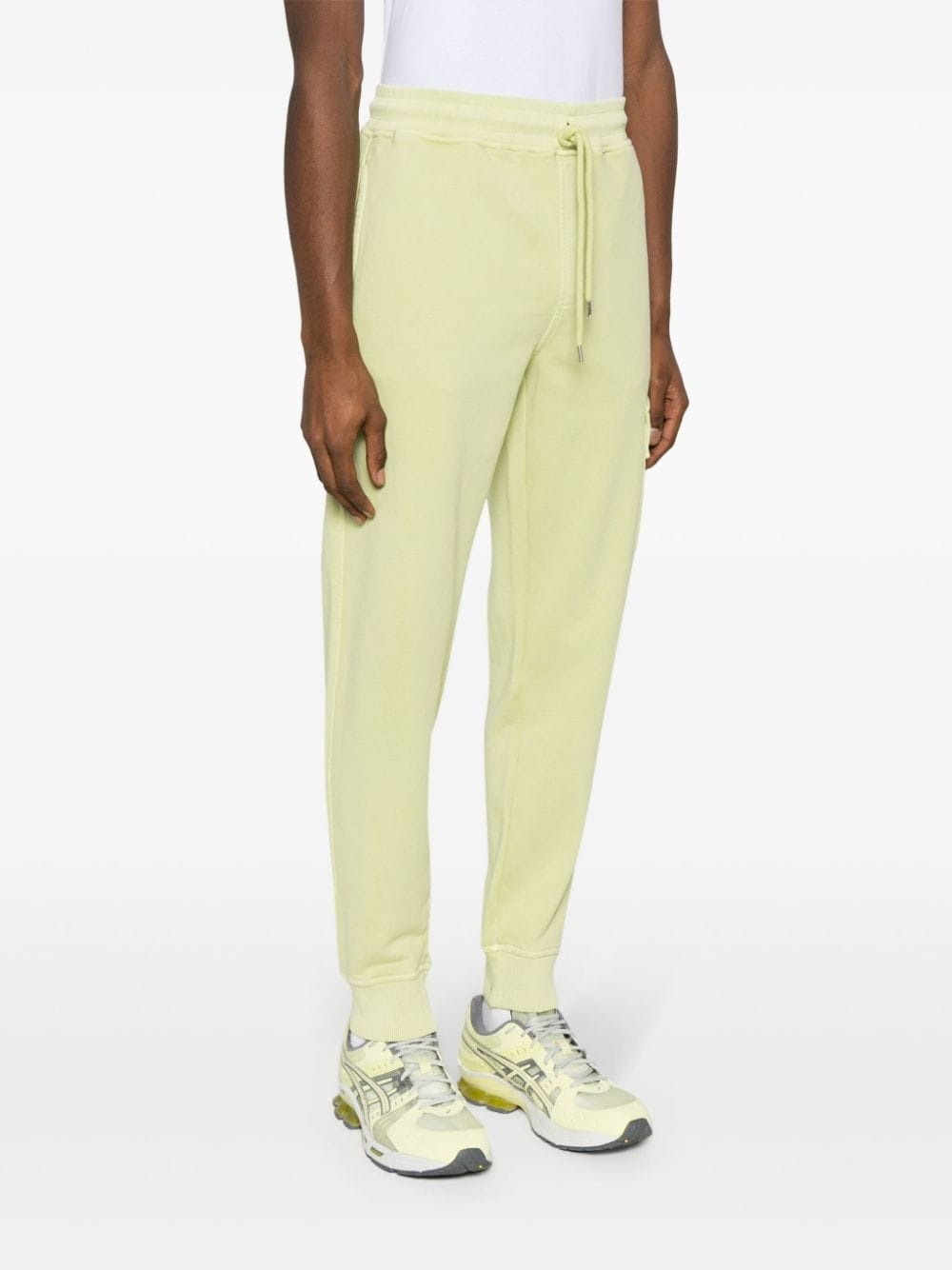 Lens-detailed cotton track pants - 3