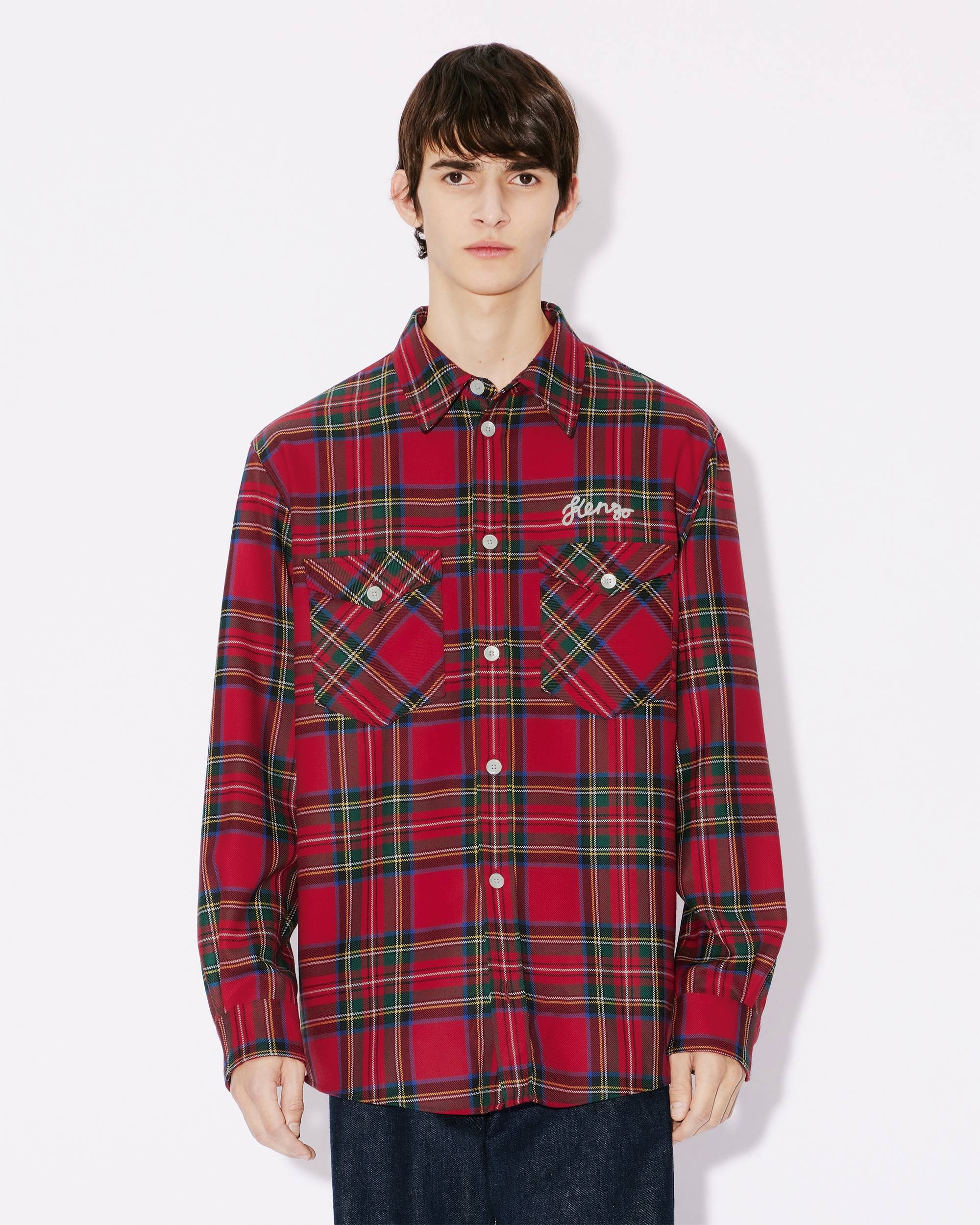 Checked military jacket - 3