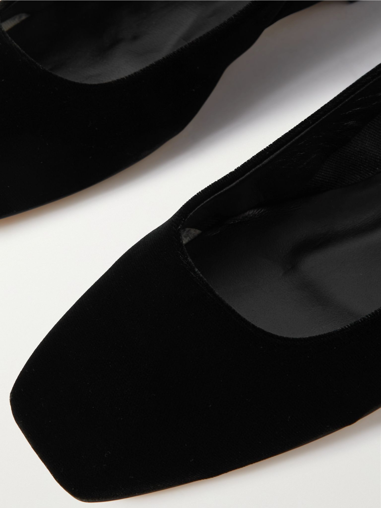 Uma velvet Mary Jane ballet flats Black - 4