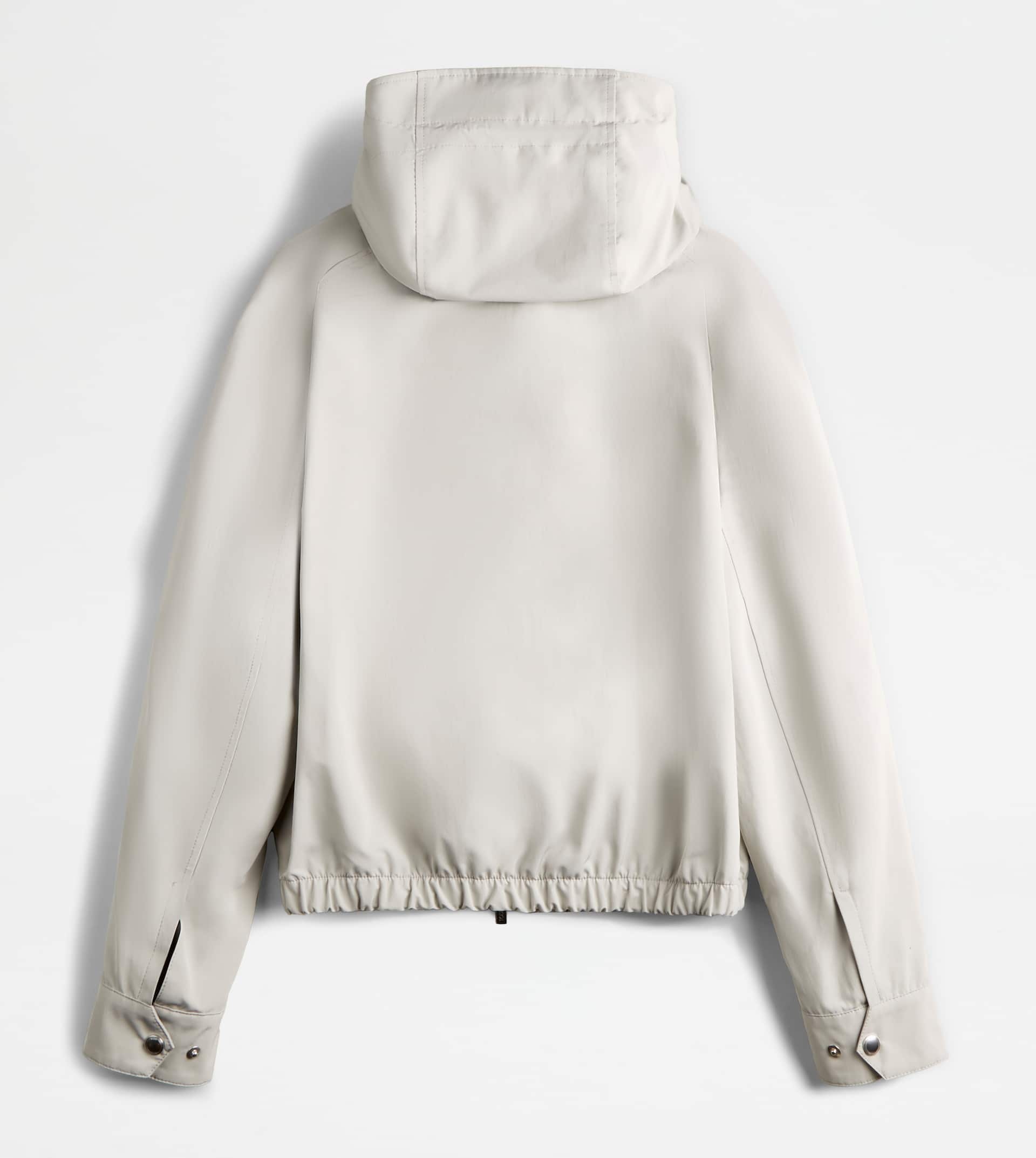 HOODED BLOUSON - GREY - 8