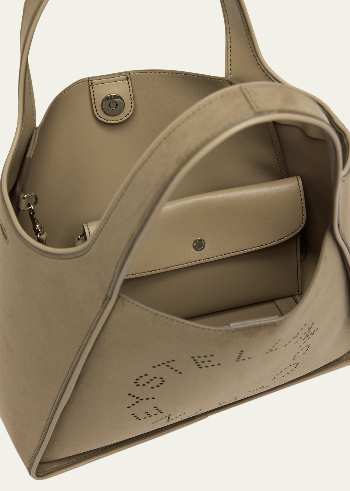 Logo Alter Suede Shoulder Bag - 4