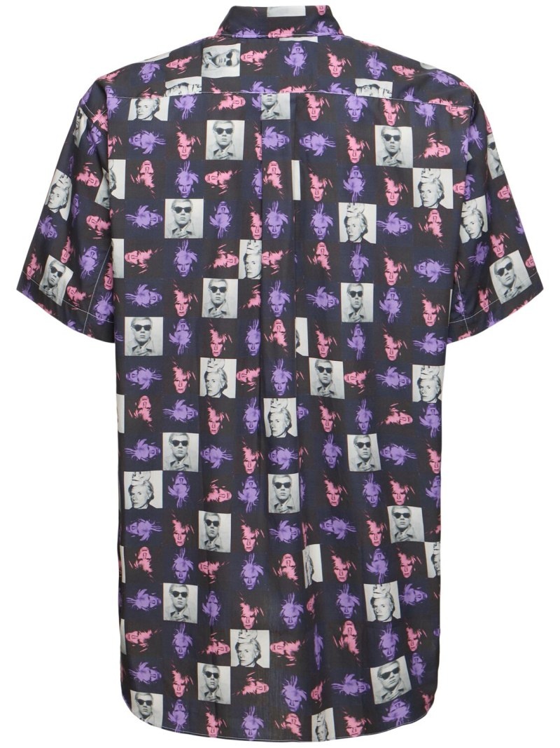 Andy Warhol printed cotton poplin shirt - 3