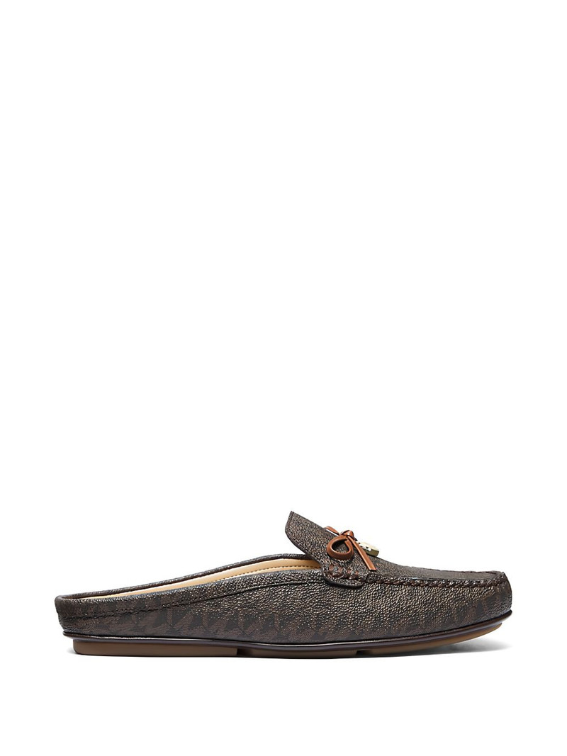 Greta monogram-pattern mules 1