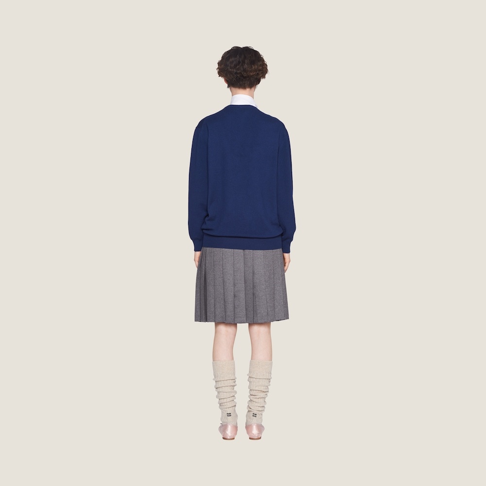 Cashmere sweater with logo - 2