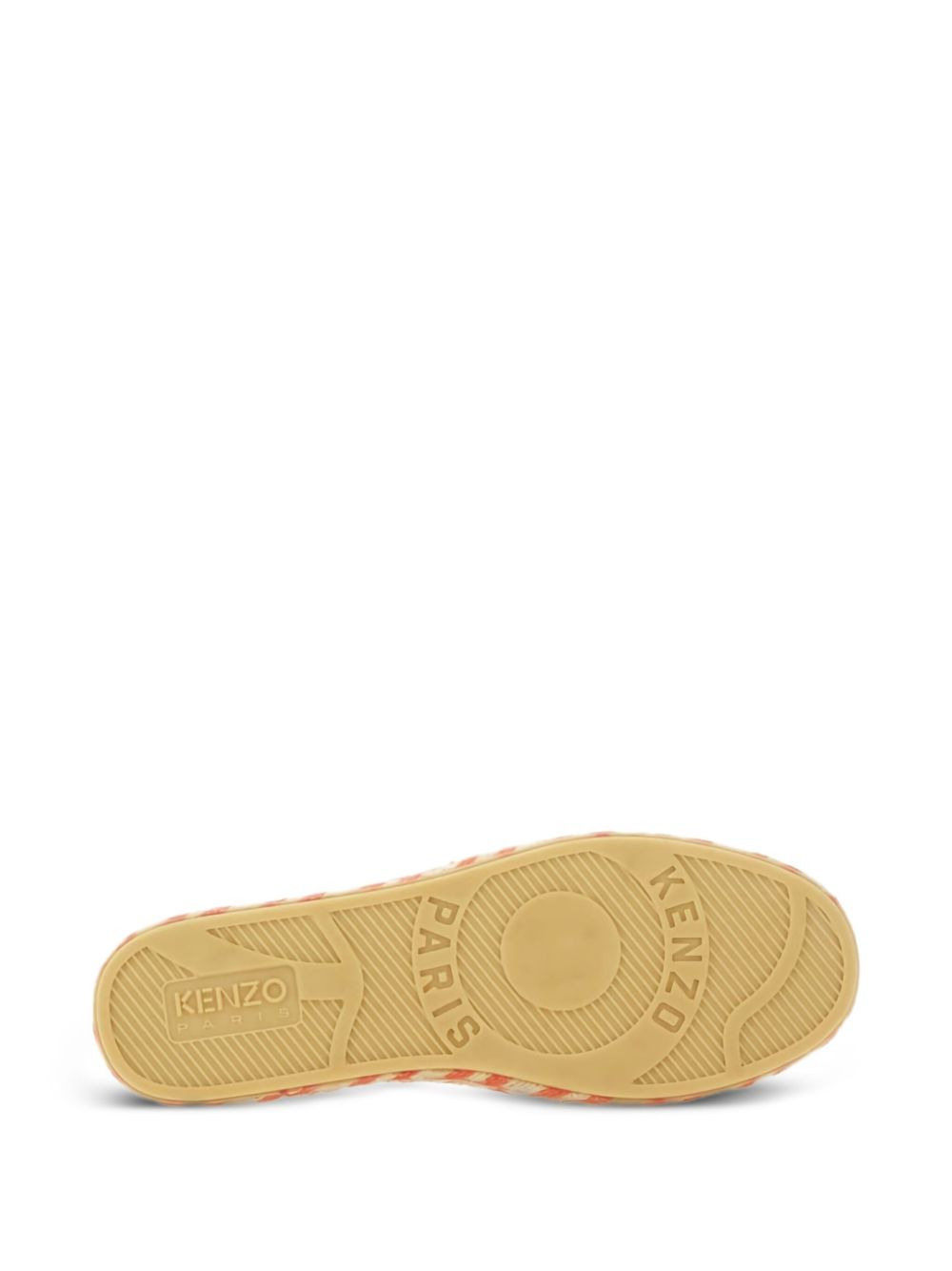 embroidered-logo espadrille flats - 5