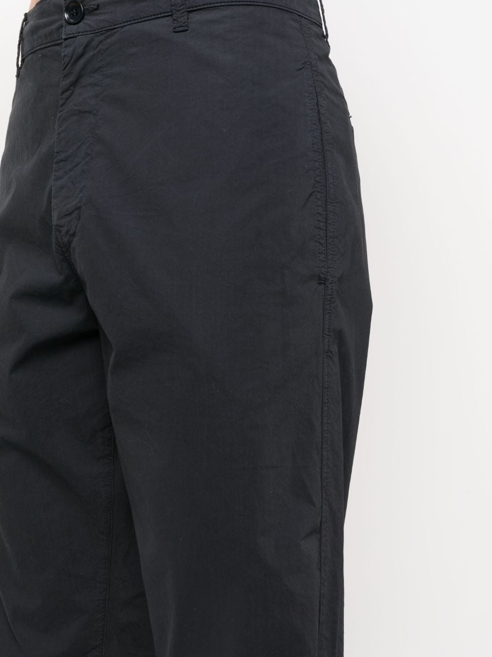 straight-leg cotton trousers - 5