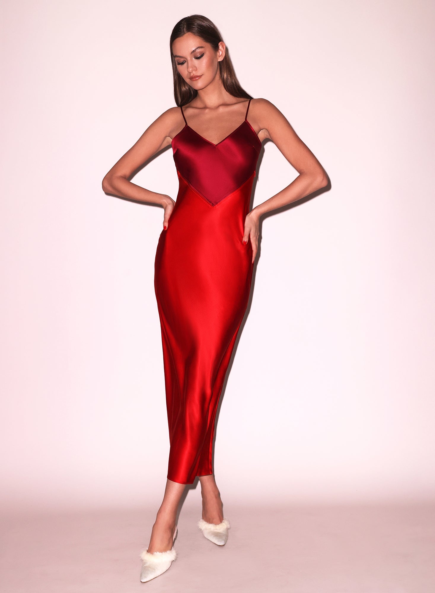 Scarlet Slip Dress - 8